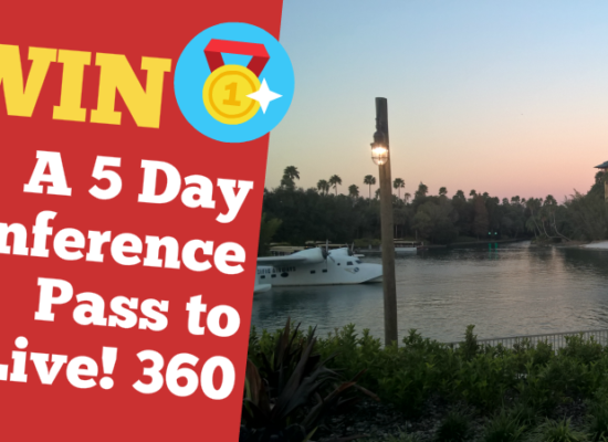 Win a 5 day conference pass to Live! 360